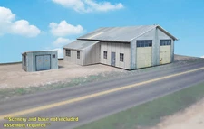 N Scale Building - Cardstock (paper) Pre-Cut Industrial Shed - SP5-N