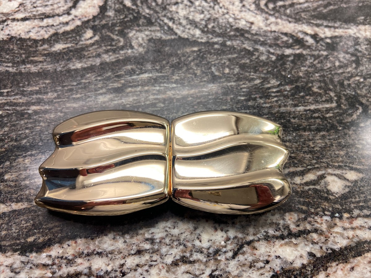 VTG 80s REVCOR Gold Toned METAL BELT BUCKLE WOMENS  display picture 2