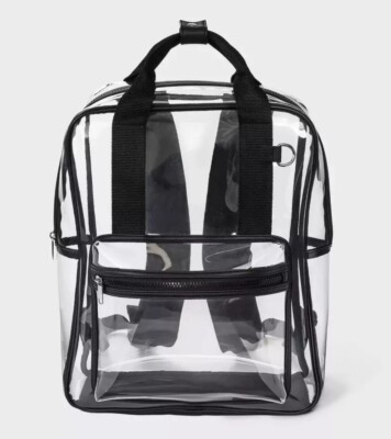 Square Backpack - Wild Fable Clear
