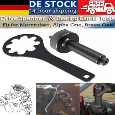 Bearing Carrier Nut & Spanner Wrench Drive Tool Fits Mercruiser Alpha 1 Gen 2