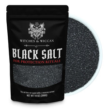 Black Salt for Protection Rituals, Wiccan Supplies, Sal Negra para Rituales de -