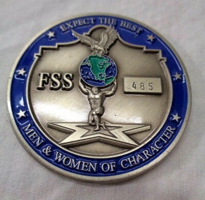 US Air Force Commanders Coin of Excellence Joint Base San Antonio Challenge Coin