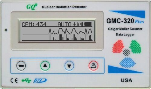 GQ Geiger Counter Nuclear Radiation Detector Meter Beta Gamma X ray GMC-320+V4 - Picture 1 of 6