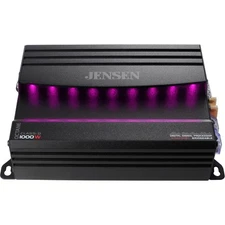 Jensen XDA94RB Class D 4 Channel Bridgeable Amplifier with 80 Watts x 4 RMS and