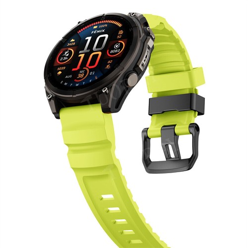 Sport Silicone Watch Band Strap For Garmin Fenix 8 7 7X Pro 6 6X 5 5X 3 HR EPIX - Picture 54 of 81