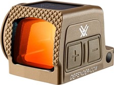 Vortex Defender-CCW Enclosed Solar Micro Red Dot - Tan DFCCW-MRD3-E-T