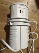 Pop Up Sockets for Kitchen Worktops Hidden Recessed  with USB C Wireless charger