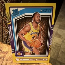 Panini 2024-25 Donruss Rated Rookie Bronny James Jr. #243 Los Angeles Lakers