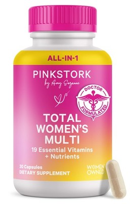 Pink Stork Total Women's Multivitamin - 19 30 Count (Pack of 1), Pinl