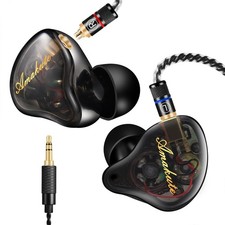 Dual Driver IEMs for Gaming - 9.2mm 6mm HiFi in-Ear Monitors with Detachable ...