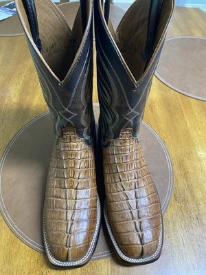 Lucchese Men's Genuine Caiman Western Boots M2685 Size 9.5 D