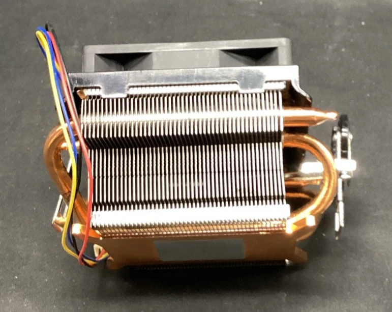 Vtg AMD AVC Z7UH40Q001 Copper Pipe CPU Cooler Fan - Rare - Ships Free - Image 4 of 4