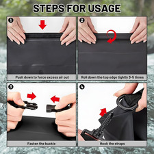 Waterproof Dry Bag,Roll Top Orange Small Waterproof Backpack 2L/5L/10L/20L/30...