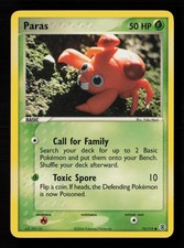 Paras 72/112 FireRed & LeafGreen Pokemon Card -A5 on eBay