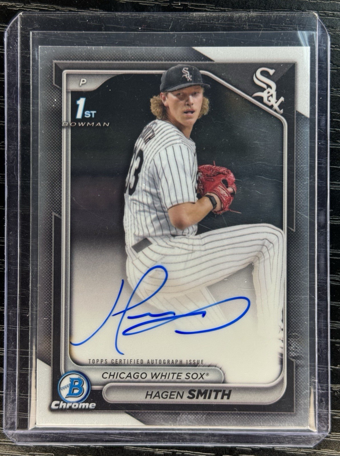 Hagen Smith 2024 1st Bowman Chrome Autograph Chicago White Sox