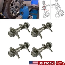 4PCS 16MM ADJUSTABLE CAM BOLTS KIT FRONT LEFT & RIGHT WHEEL CAMBER ALIGNMENT SET