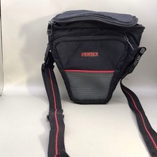 Pentax Soft Shoulder Camera Bag Black 2 Zip Compartments
