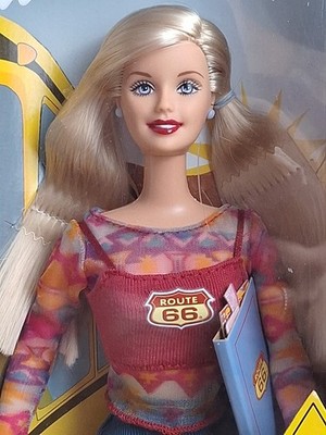 2001 Route 66 School Zone Barbie Puppe / K-Mart Special Edition / Mattel 52644