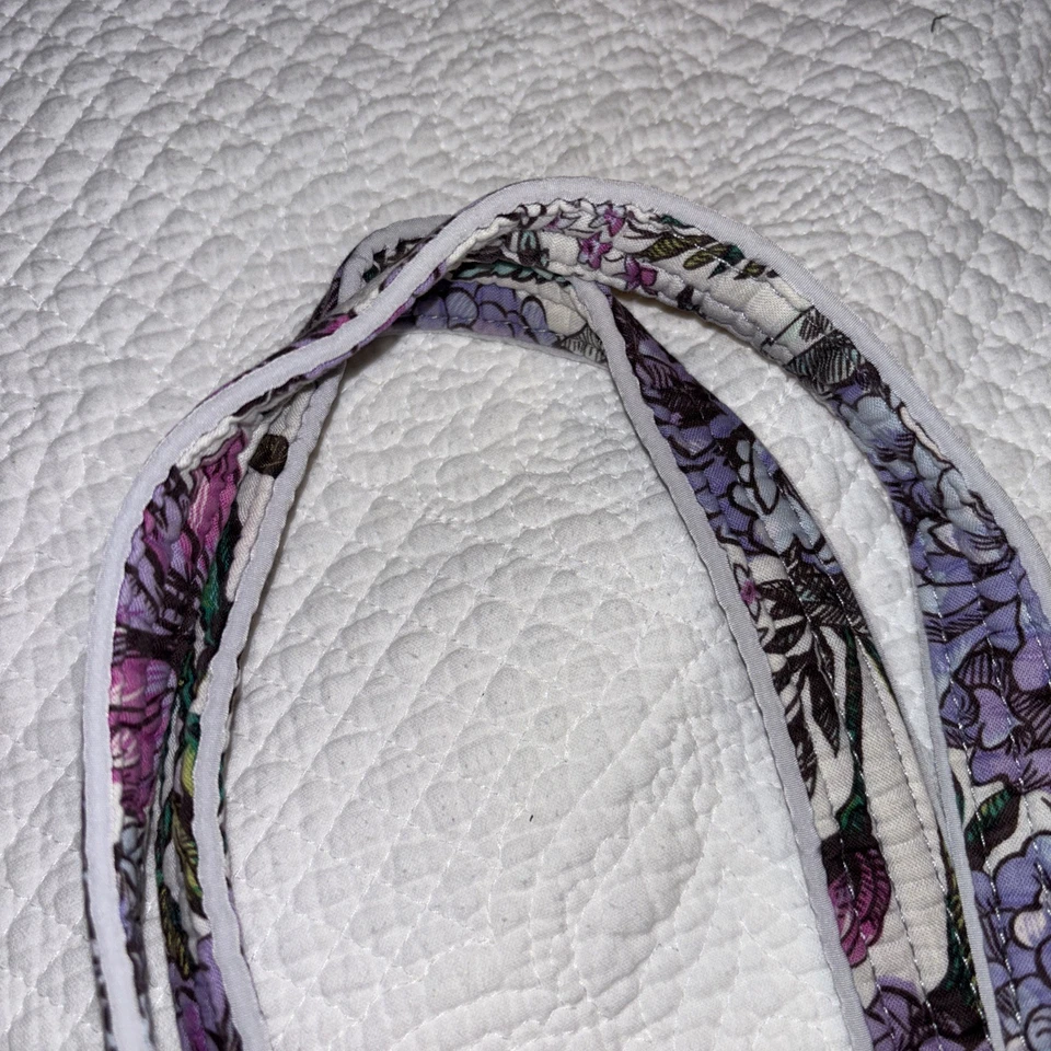 Bolso de Mano Vera Bradley Lavender Meadow Foto 4 de 4