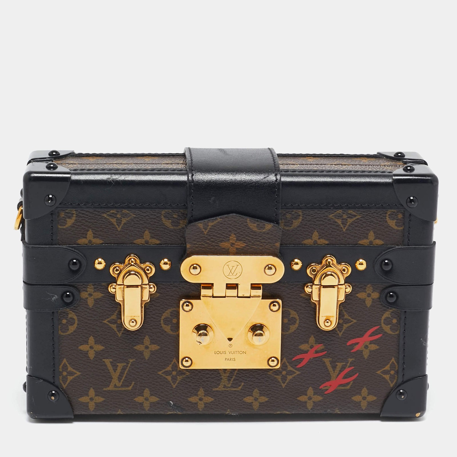 Louis Vuitton Monogram Canvas Petite Malle Bag