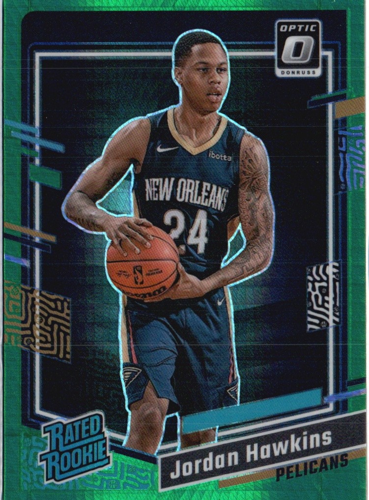 2023-24 Donruss Optic #238 Jordan Hawkins Hyper Green