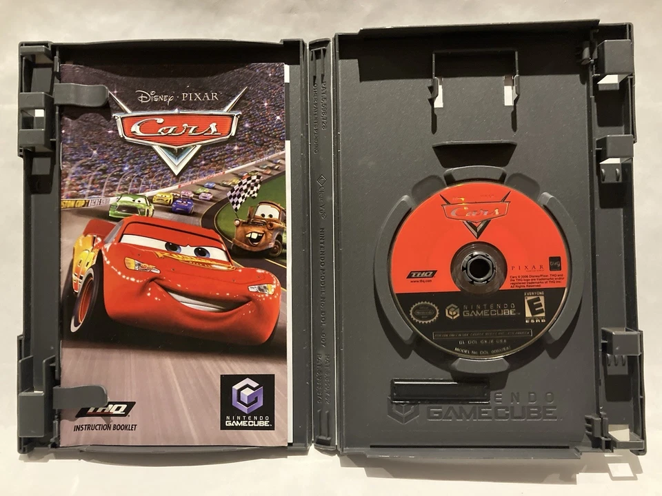 Cars (Nintendo GameCube, 2006) - Complete with Manual - Tested Working - Image 2 of 3