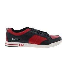 Dexter Dave DM0000592 Mens Red Leather Lace Up Athletic Bowling Shoes 11