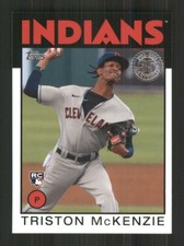 2021 Topps '86 Topps Series 2 #86B-2 Triston McKenzie Cleveland Indians 42410