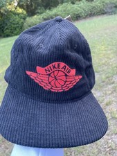 Nike Air Jordan Pro Unstructured Black Corduroy Hat Size L/XL IB3937-010