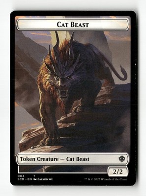 Elf Warrior // Cat Beast Double-Sided Token T - Starter Commander Decks 21 // 4