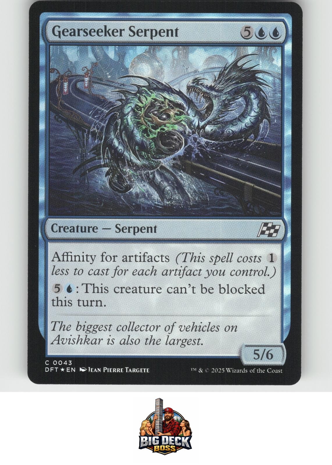 Gearseeker Serpent Aetherdrift Common 43 Foil MTG Near Mint