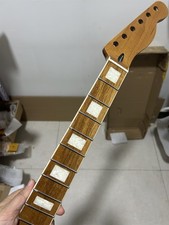 Roasted Maple 22 Fret guitar Neck Maple block inlay 25.5i nch gloss