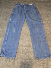 Vintage Dickies Carpenter Jeans Mens 36x34 Denim Work Relaxed Actual 32x33