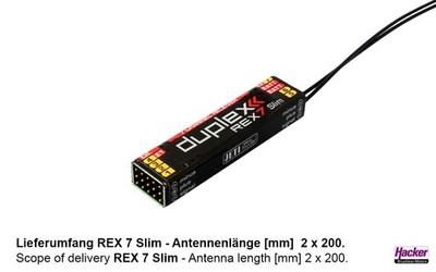 Jeti - 2,4GHz Duplex EX REX 7 Slim