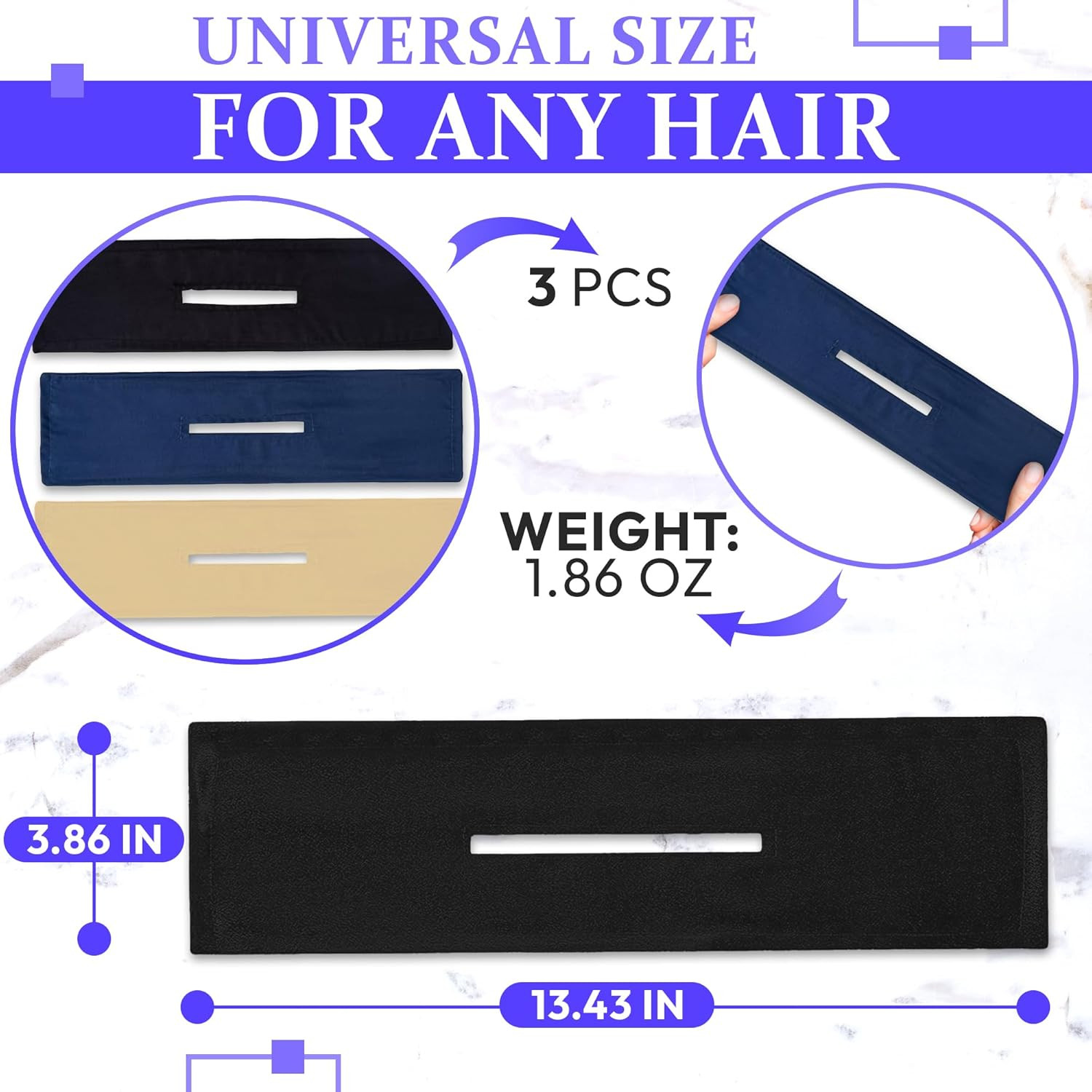 3Pcs Hair Bun Maker Set for Women & Girls – Elegant French Twist Hair Accessorie