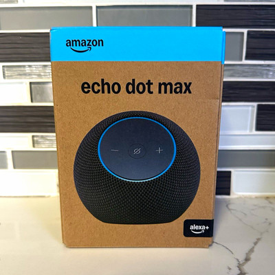 Amazon Echo Dot Max Smart Speaker Alexa Wi Fi Bluetooth Black Smart Home Hub