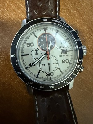 Citizen Men's Eco Drive Brycen Chronograph W/ Ivory Dial B612-S111684