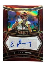 EMMANUEL FORBES 2024 SELECT SIGNATURES MAROON PRIZM AUTO /75 COLOR MATCH SP