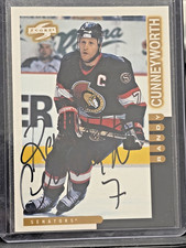 1997-98 Score Randy Cunneyworth Ottawa Senators #161 In Person Auto