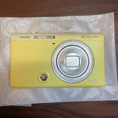 CASIO HIGH SPEED EXILIM EX-ZR70 Yellow 16.1MP Digital Camera From
