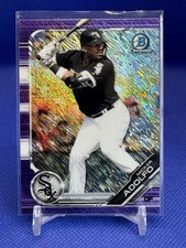 2019 Bowman Chrome #BCP-164 Micker Adolfo Prospects Purple Shimmer Refractor