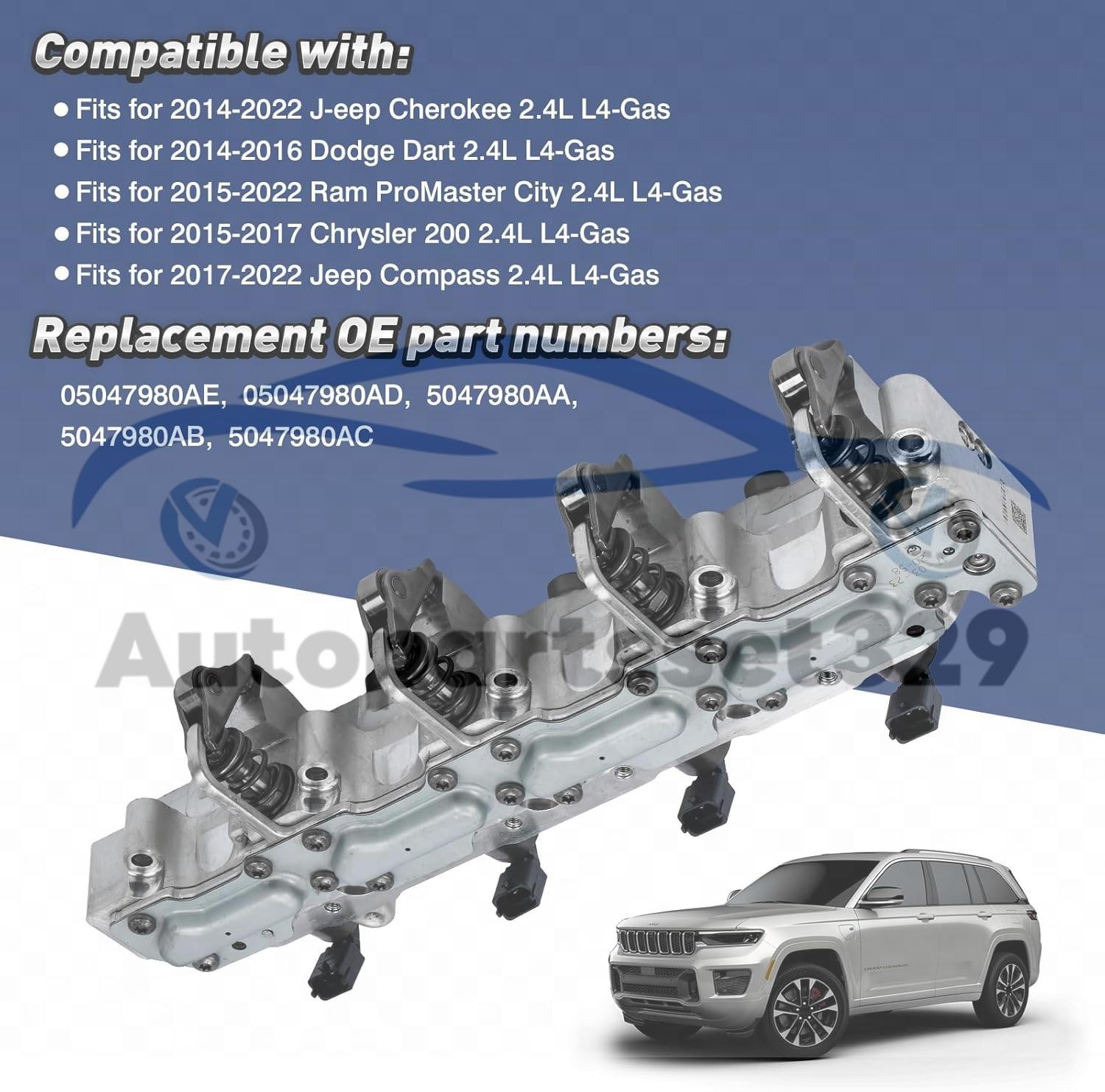 Factory Sealed OEM Genuine for Mopar Multi Air Actuator 5047980AE Brand New US