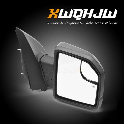 Right Mirrors Fits 2015-2020 Ford F150 Power Heated+LED Signal Chrome 8Pin 22Pin