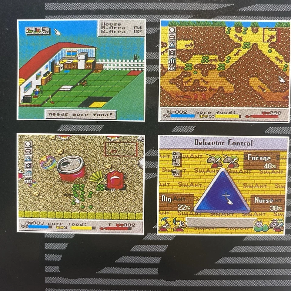 SNES SimAnt CIB Complete Box Manual Cartridge 1993 Maxis Excellent Condition - Image 4 of 4