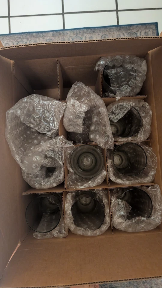 22oz Pilsner Beer Glasses heavy Bottom, SET OF 12 - Image 3 of 4