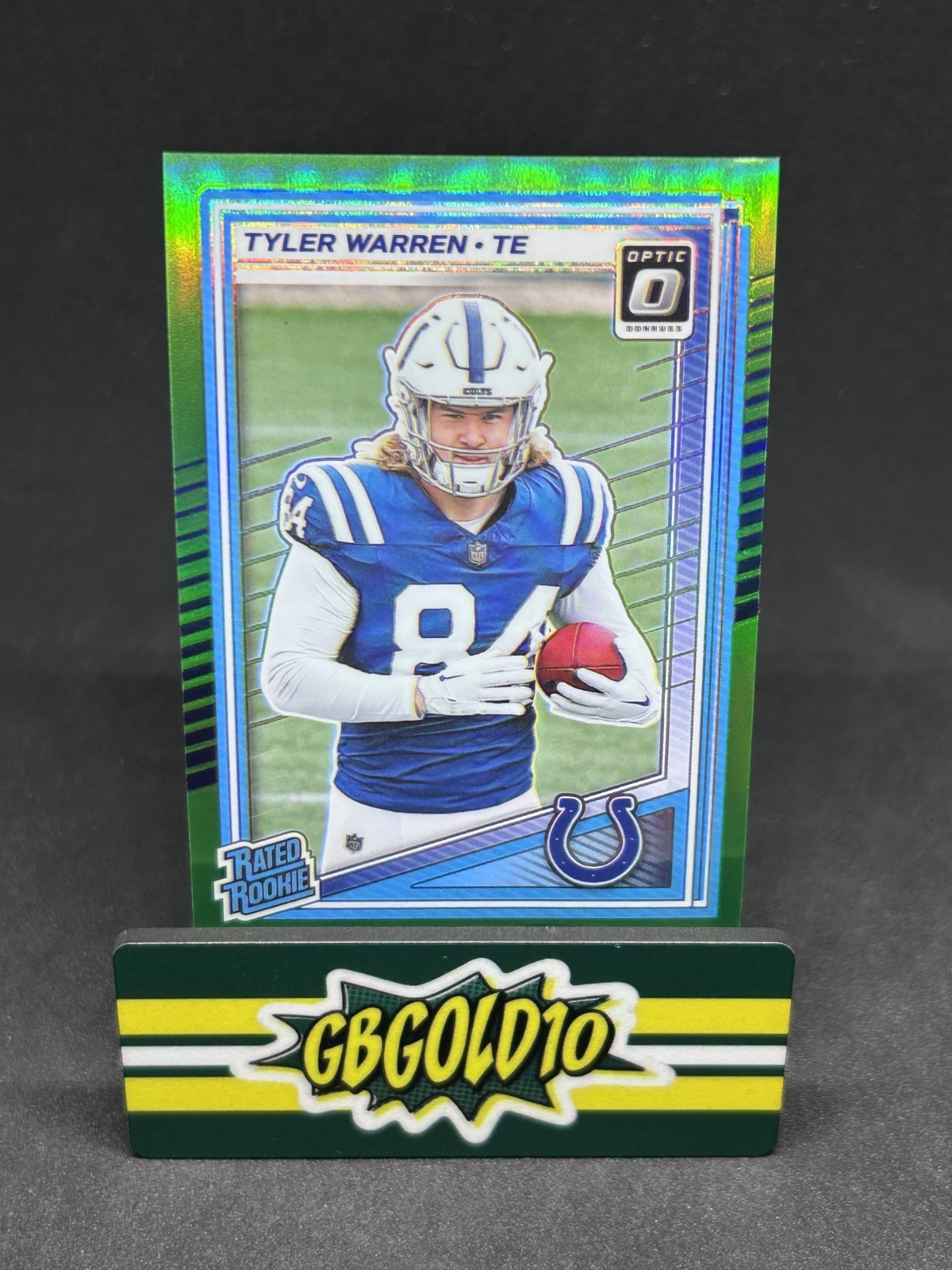 2025 Panini Donruss Optic Tyler Warren Green /199 RC