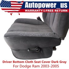 Driver Bottom Cloth Seat Cover For Dodge Ram 1500 2500 3500 2003-05 Dark Gray