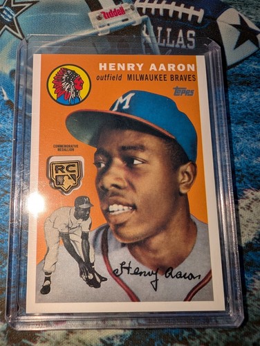 2020 Topps Hank Aaron Retrospective RC Logo Medallion Card #RCR-HA🔥⚾FREE SHIP🔥 - Picture 1 of 4