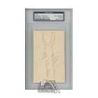 Johnny Unitas Autographed Cut Signature - PSA/DNA
