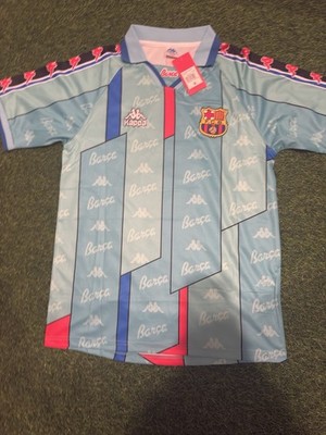 Ronaldo#9 FC Barcelona 1996/1997 Away Retro Jersey Size Medium